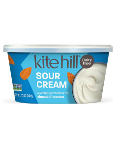 Crema Agria Vegana Kite Hill 340g - Sin Gluten, No OGM