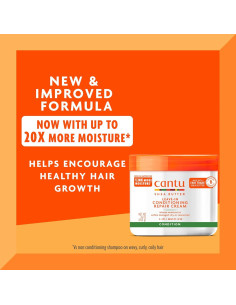 Crema Reparadora Sin Enjuague Cantu 907.2 g Manteca de Karité 2