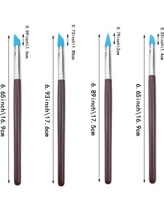 Juego de 8 Pinceles de Silicona Capiant para Escultura y Pintura 2