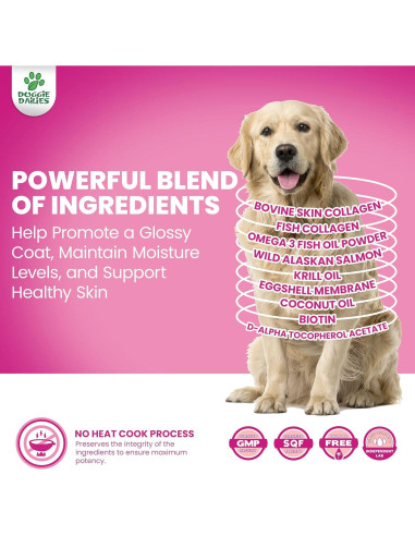 Suplemento para Piel y Pelaje Doggie Dailies 225 Masticables