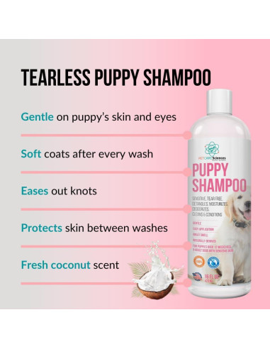 Champú para Cachorros PET CARE Sciences 1 Galón Sin Lloros