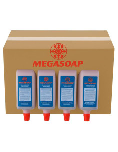 Limpiador de Manos Industrial MegaSoap 3.78L - Cáscara de Nuez