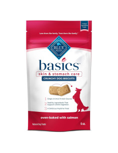 Galletas Crujientes Blue Buffalo Basics Salmón y Papa 170g