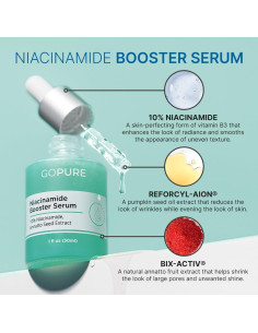 Suero Booster de Niacinamida goPure 10% - 29.57 ml 2