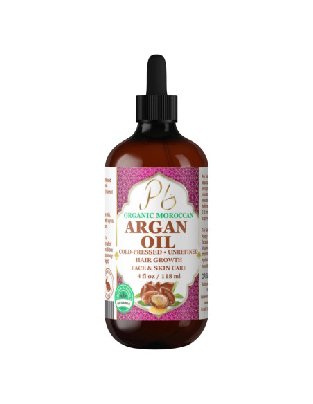 Aceite de Argán Orgánico Pomberries 118 ml - Hidratante Piel y Cabello