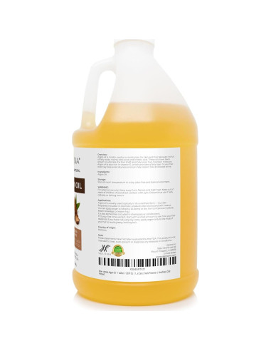 Aceite de Argán Velona 3.57L 100% Puro y Natural - Cuidado Piel y Cabello