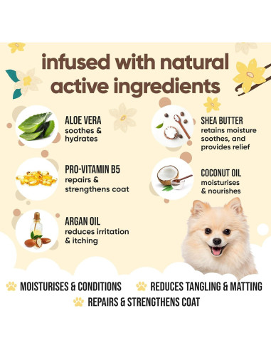 Acondicionador para Perros Buddycare 478ml Vainilla y Karité