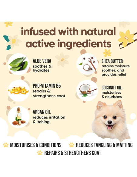 Acondicionador para Perros Buddycare 478ml Vainilla y Karité