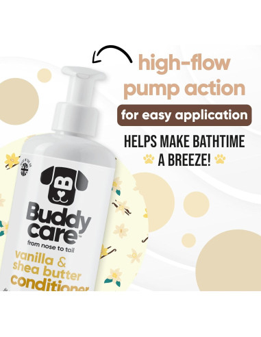 Acondicionador para Perros Buddycare 478ml Vainilla y Karité