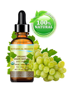 Aceite de Semilla de Uva Orgánico Botanical Beauty 29.57 ml 2