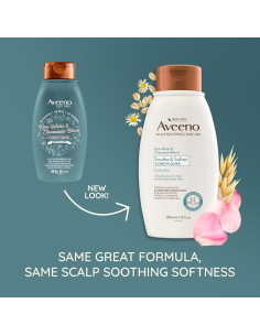 Acondicionador Aveeno Calma Cuero Cabelludo 355 ml Rosa Manzanilla 2