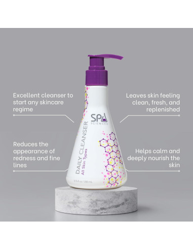 Limpiador Diario Spa Sciences 191g - Ácido Hialurónico y Antioxidantes