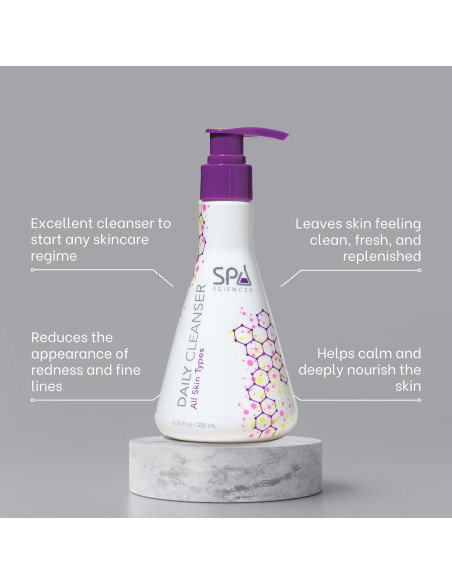 Limpiador Diario Spa Sciences 191g - Ácido Hialurónico y Antioxidantes