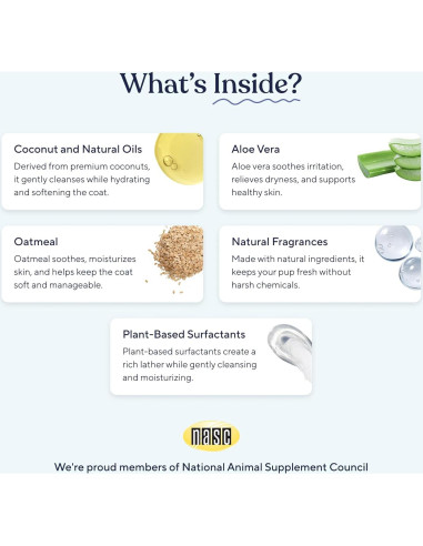 Champú y Acondicionador Pawfy para Perros 5 en 1 - Piel Sensible