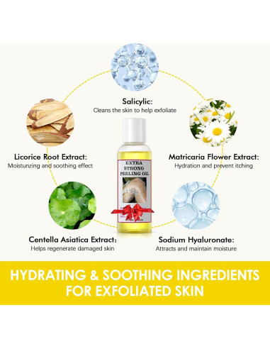 Aceite Amarillo Exfoliante Corporal Fuerte 109.84 ml