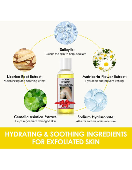 Aceite Amarillo Exfoliante Corporal Fuerte 109.84 ml