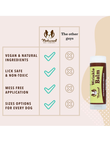 Bálsamo Hidratante para Arrugas Natural Dog Company 4.25 g