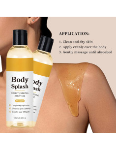 Aceite Corporal Hidratante Facekaot 100ml Crema de Piña Natural 2