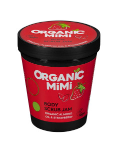 Exfoliante Corporal Vegano AlHebro Lab 250 g - Almendra y Fresa