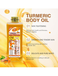 Aceite Corporal Hidratante Soft 7 con Cúrcuma y Jengibre 198g 2