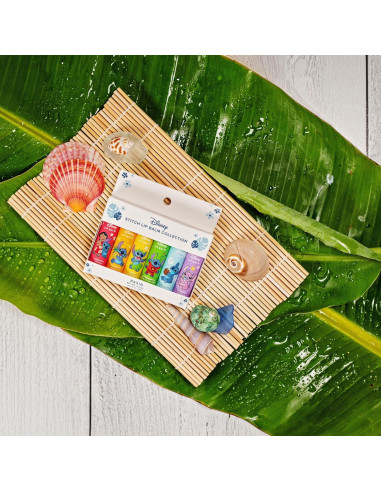 Bálsamo Labial Disney Stitch Basin - 6 Sabores Tropicales