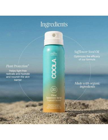 Protector Solar Orgánico COOLA SPF 30 Spray 59.15 ml