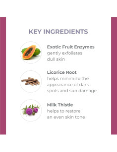 Peeling Facial Enzimático Suave DERMA E 48.2 g - Ilumina y Renueva 2