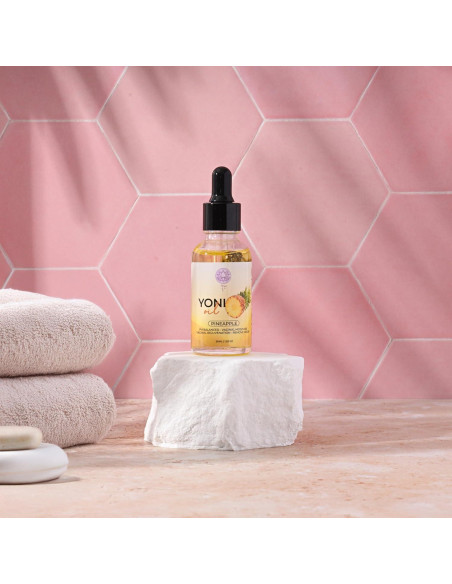 Aceite Yoni V Mágico Orgánico para Mujeres - Hidratante Vaginal Piña