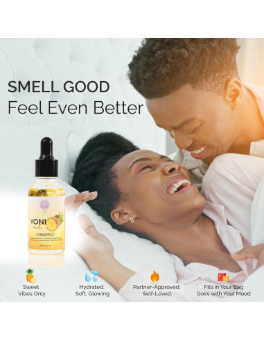 Aceite Yoni V Mágico Orgánico para Mujeres - Hidratante Vaginal Piña