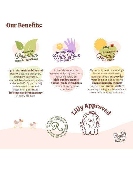 Galletas Suaves para Perros Rondi's Kitchen 100% Naturales Pollo y Batata