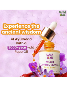 Elixir Facial Multi-Corrector Orgánico Wild Oak 75g - Kumkumadi 2