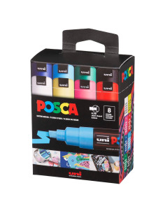 Marcadores de Pintura Posca 15 Unidades Punta Ancha 8mm
