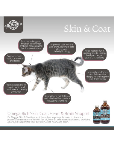 Suplemento Omega 3 Dr. Maggie Piel y Abrigo 240 ml