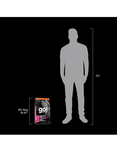 Comida Seca para Gatos Go! Solutions 3.63 kg Pollo Cuidado Piel