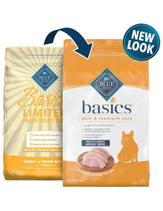 Comida Seca para Perros Blue Buffalo Basics Pavo y Papa 10.99 kg 2