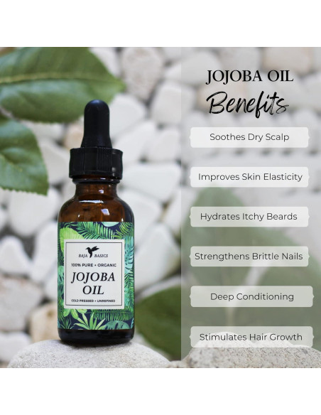 Aceite de Jojoba Puro Baja Basics 113.4g Hidratante Multiusos