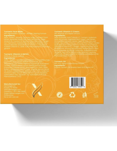 Hidratante Iluminador Antienvejecimiento Naturals+SkinScience - Juego de 4