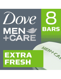 DOVE MEN + CARE Barra Limpiadora 3 en 1 Extra Fresca 106g 2