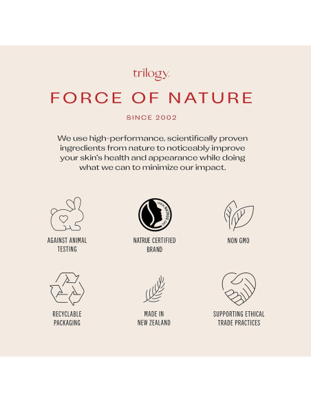 Aceite de Rosa Mosqueta Orgánico Trilogy 10 ml - Piel Radiante