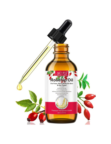 Aceite de Rosa Mosqueta Orgánico 100% Puro 59.87 ml - Onznoz