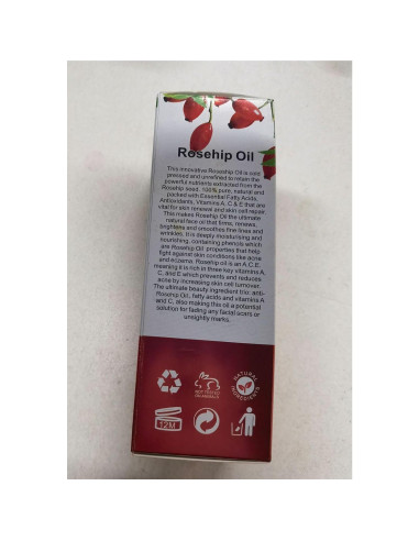 Aceite de Rosa Mosqueta Orgánico 100% Puro 59.87 ml - Onznoz