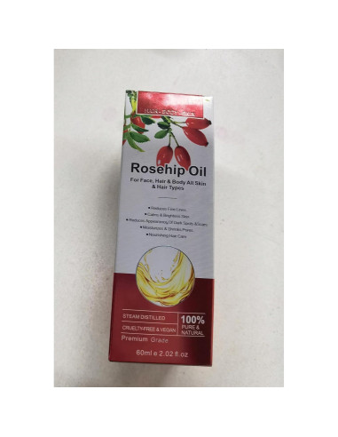 Aceite de Rosa Mosqueta Orgánico 100% Puro 59.87 ml - Onznoz