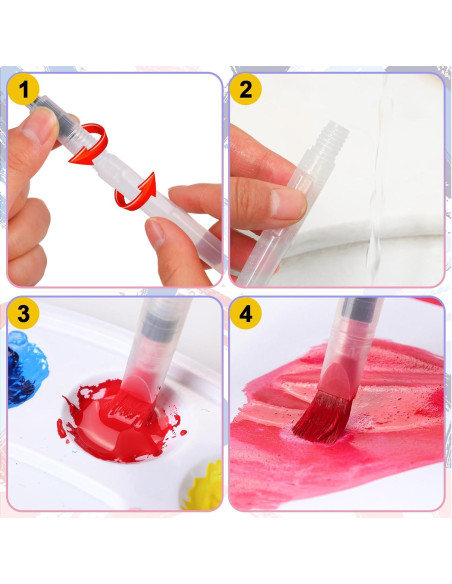 Juego de 12 Pinceles de Agua YGAOHF para Acuarela
