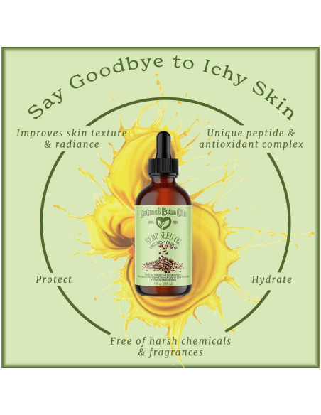 Aceite de Semilla de Cañamo Natural Born Oils 60ml Orgánico Prensado en Frío