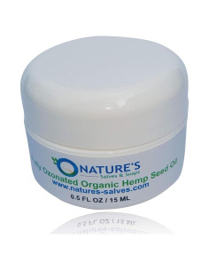 Aceite de Semilla de Cáñamo Orgánico Ozonizado Nature's Salves 15 ml