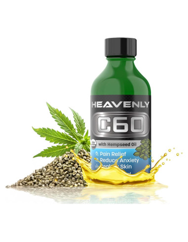 HNP Labs Aceite de Semillas de Cáñamo Orgánico 118ml - 99.99% C60