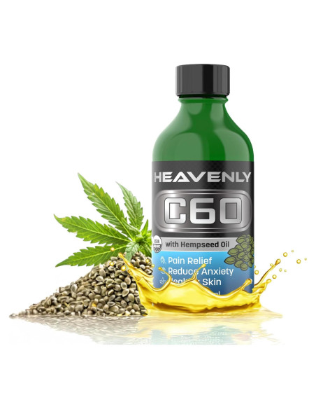 HNP Labs Aceite de Semillas de Cáñamo Orgánico 118ml - 99.99% C60