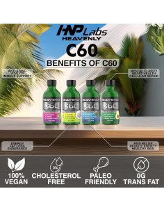 HNP Labs Aceite de Semillas de Cáñamo Orgánico 118ml - 99.99% C60 2
