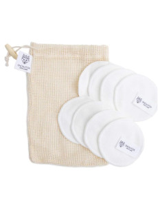 Discos Desmaquillantes Reutilizables de Bambú Snow Fox - 8 Unidades