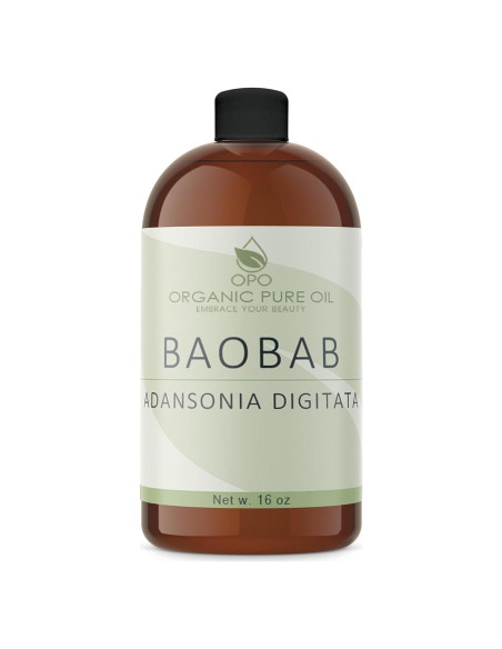 Aceite de Baobab Puro Organic Pure Oil 473 ml Hidratante Facial